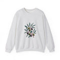 Matching Couple Sweatshirt - Olive Branch & Fig Matching Couple Crewneck Sweatshirt Geometric Art His Hers Couple Gift - Design A
