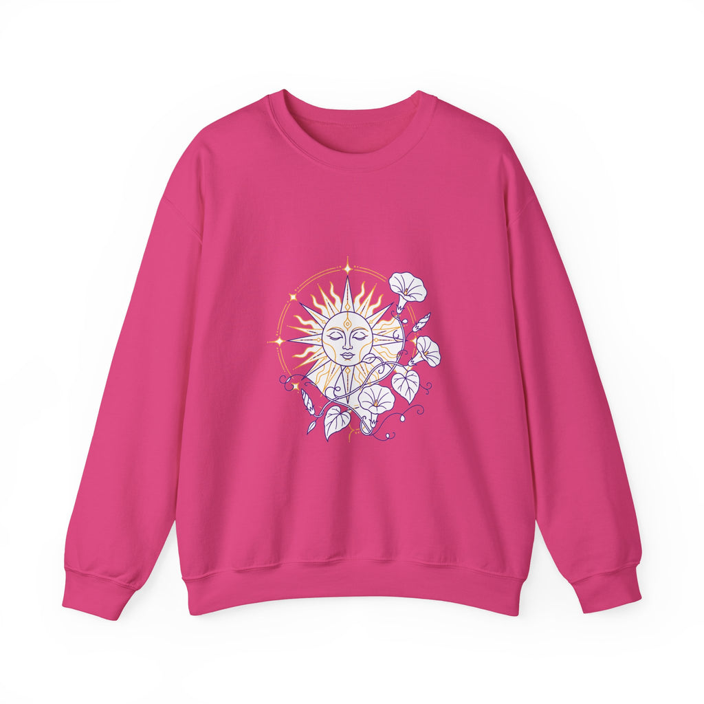 Matching Couple Sweatshirt - Sun & Moon Matching Couple Comfort Colors Crew Minimalist Art His Hers Christmas Gift - Design B