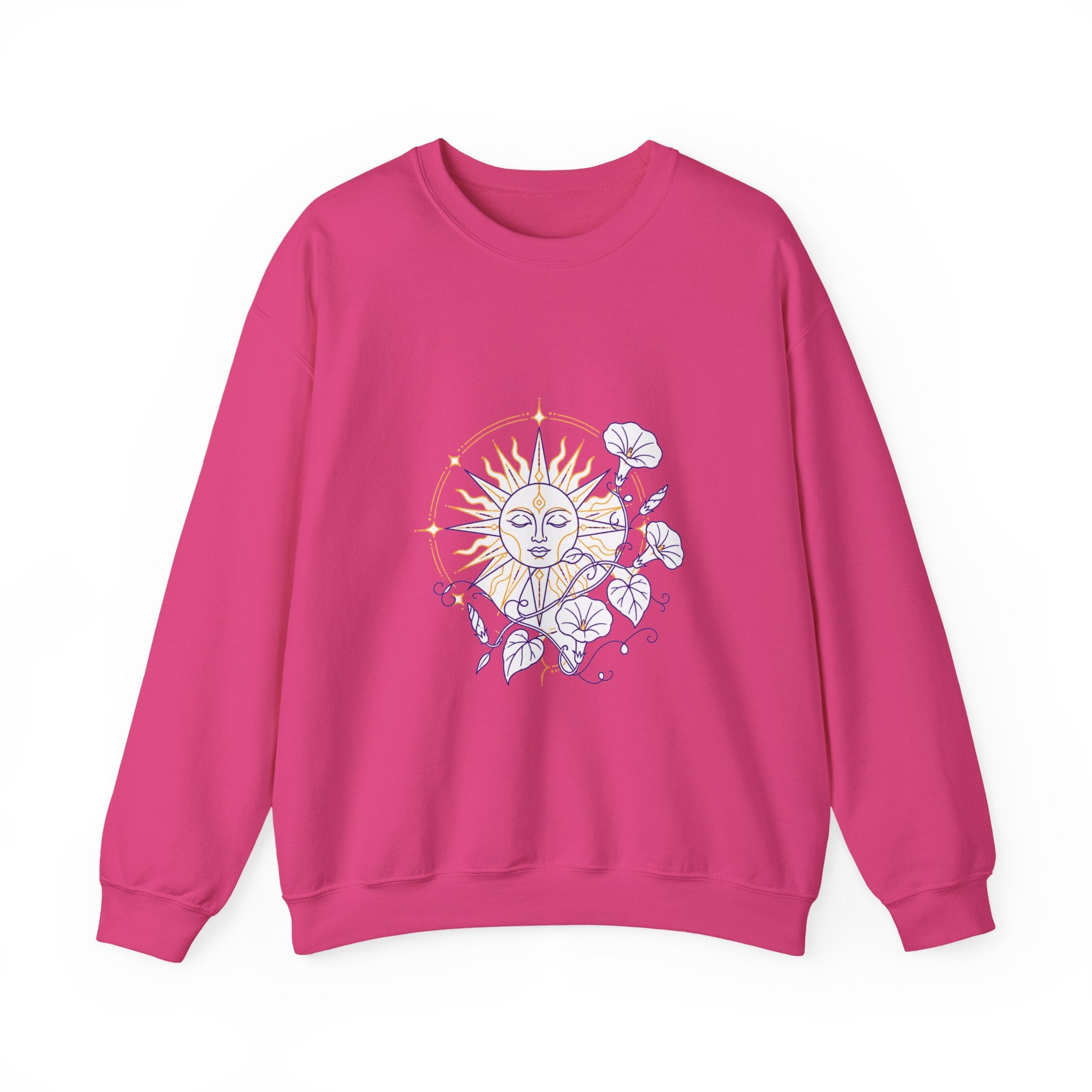 Matching Couple Sweatshirt - Sun & Moon Matching Couple Comfort Colors Crew Minimalist Art His Hers Christmas Gift - Design B