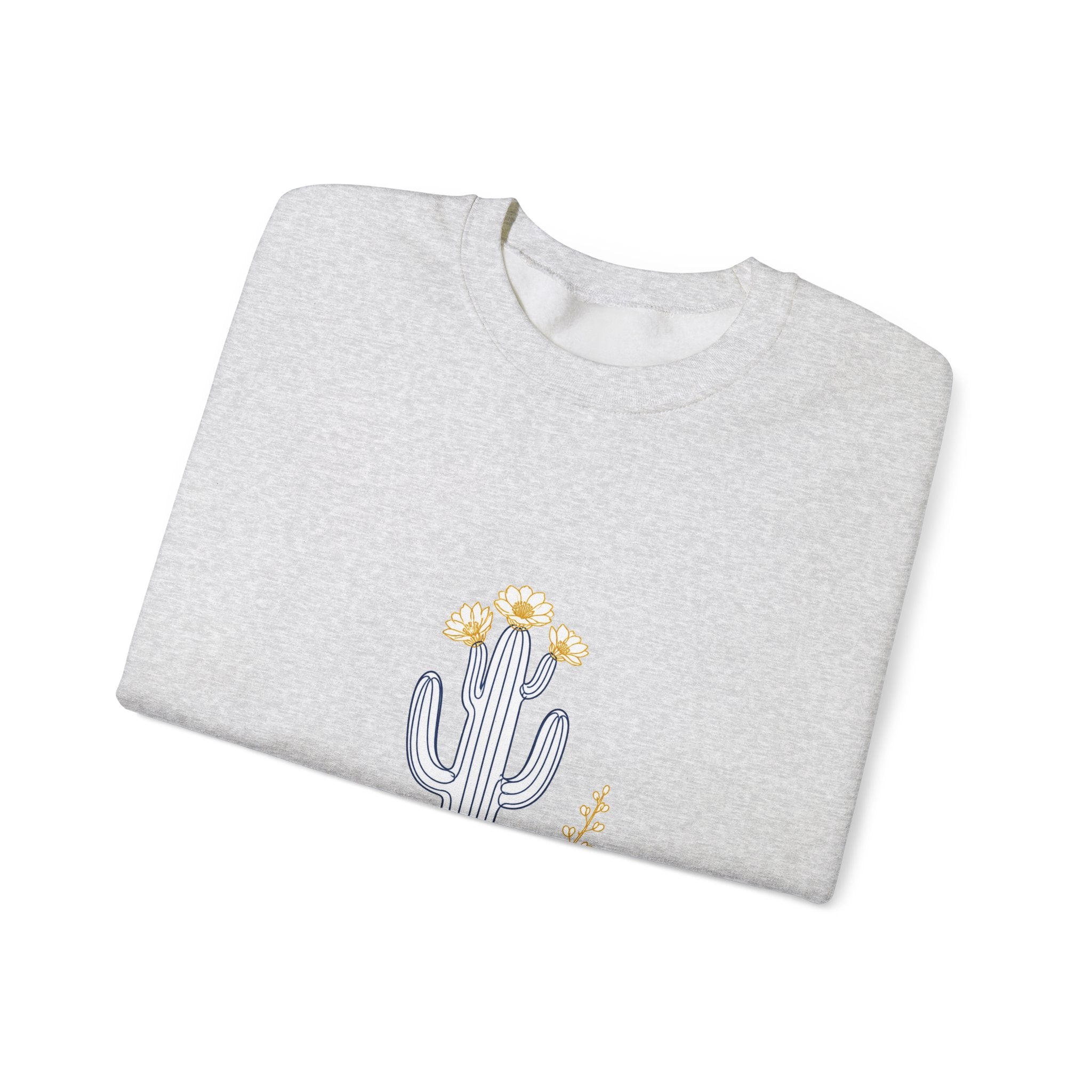 Matching Couple Sweatshirt - Desert & Rainforest Matching Couple Comfort Colors Crew Minimalist Art His Hers Christmas Gift - Design A