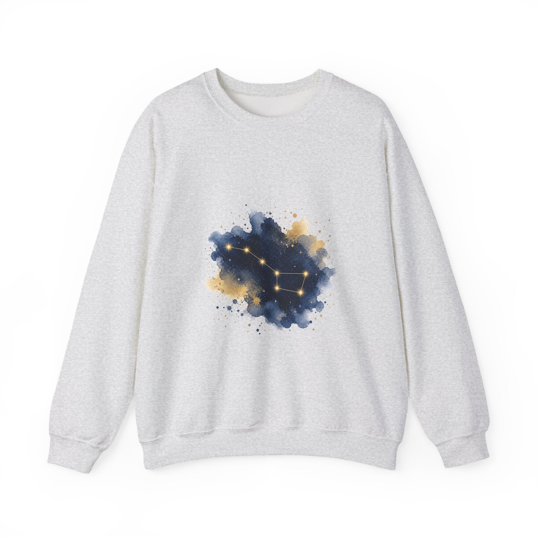 Matching Couple Sweatshirt - Big & Little Dipper Matching Couple Comfort Colors Crew Watercolor Art His Hers Birthday Gift - Design A