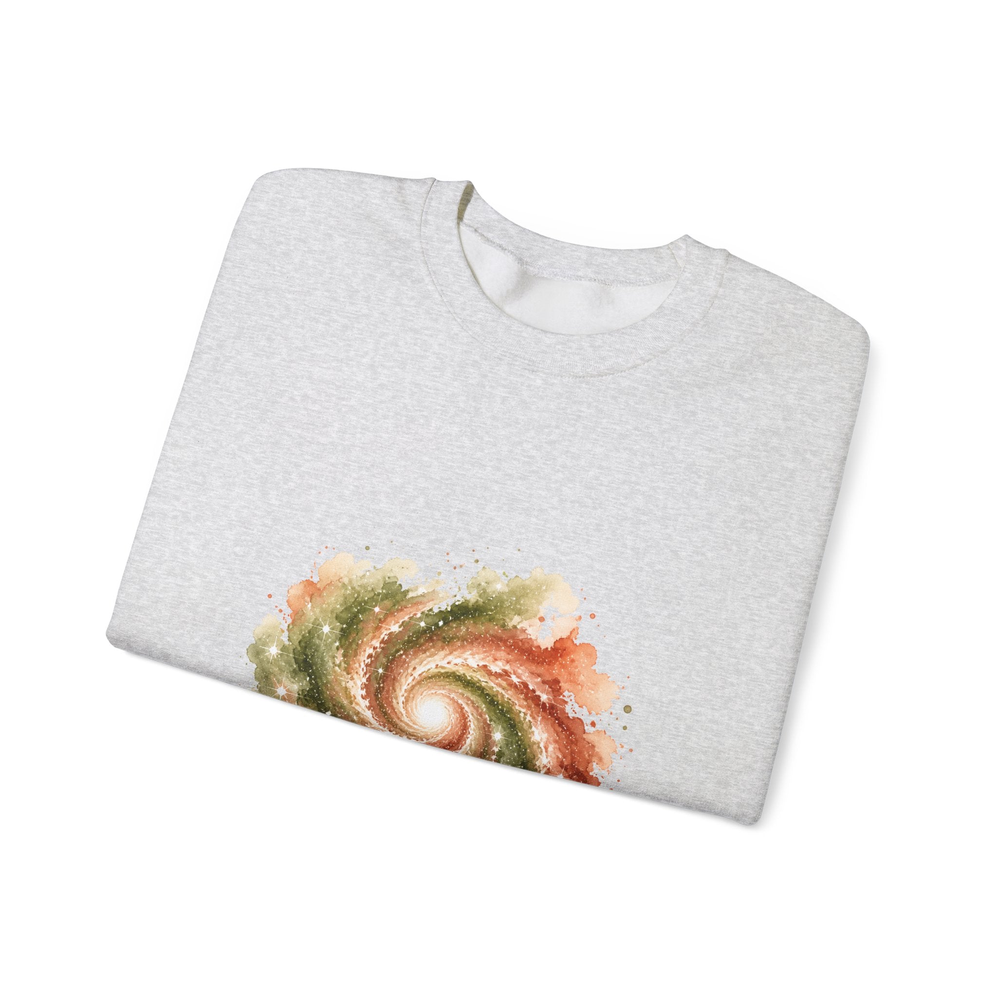 Matching Couple Sweatshirt - Galaxy & Supernova Matching Couple Crewneck Sweatshirt Watercolor Art His Hers Engagement Gift - Design A