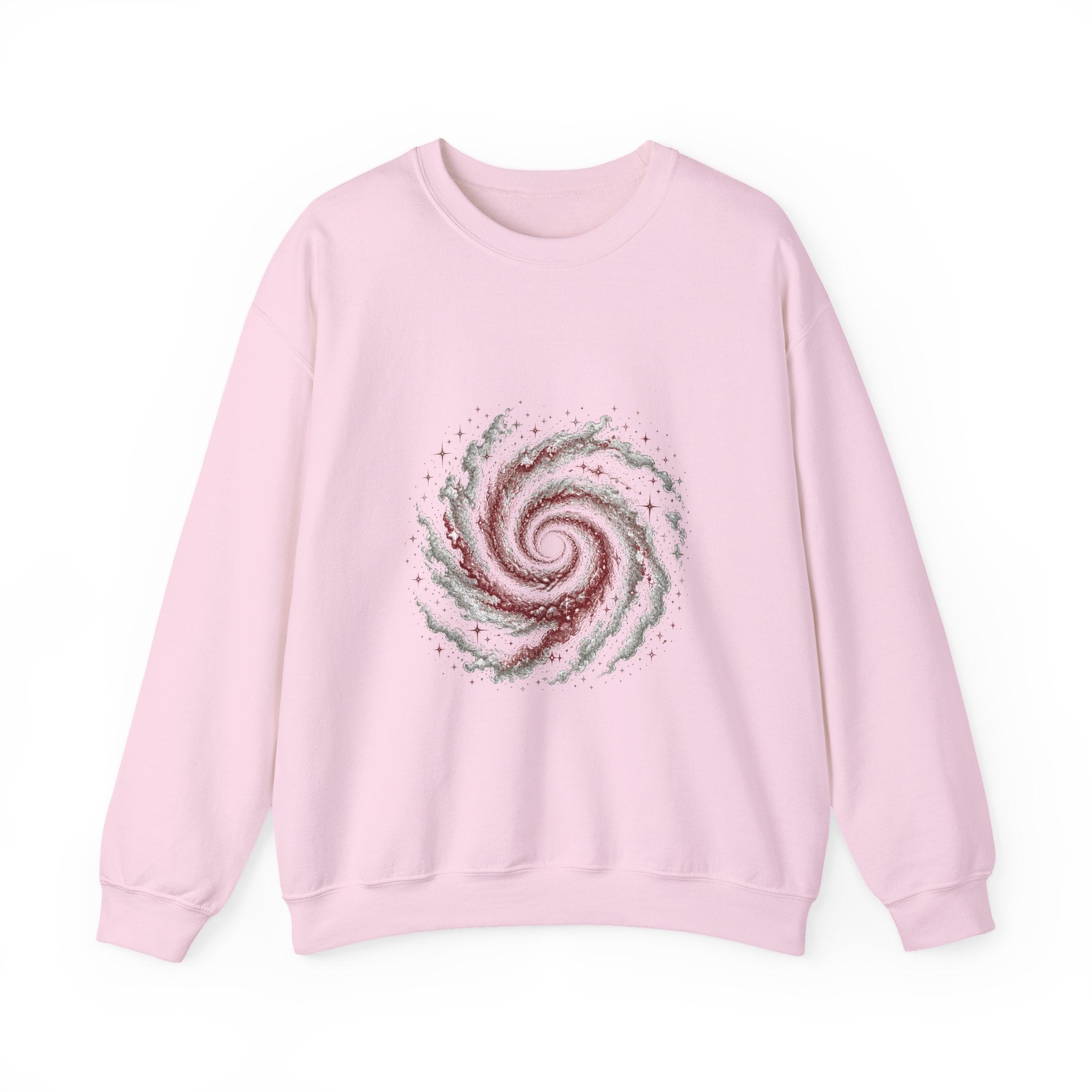 Matching Couple Sweatshirt - Galaxy & Supernova Matching Couple Premium Fleece Sweatshirt Hand-Drawn Art His Hers Anniversary Gift - Design A