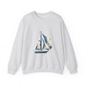 Matching Couple Sweatshirt - Anchor & Sail Matching Couple Premium Fleece Sweatshirt Geometric Art His Hers Love Gift - Design B