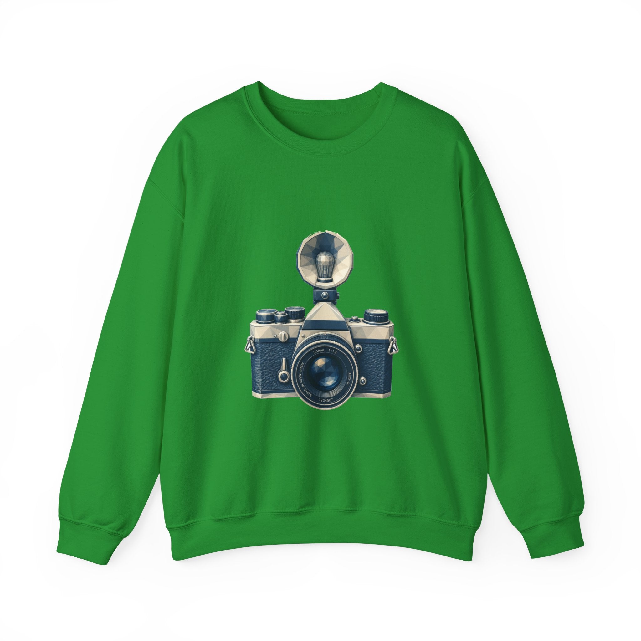 Matching Couple Sweatshirt - Camera & Film Matching Couple Comfort Colors Crew Geometric Art His Hers Love Gift - Design A