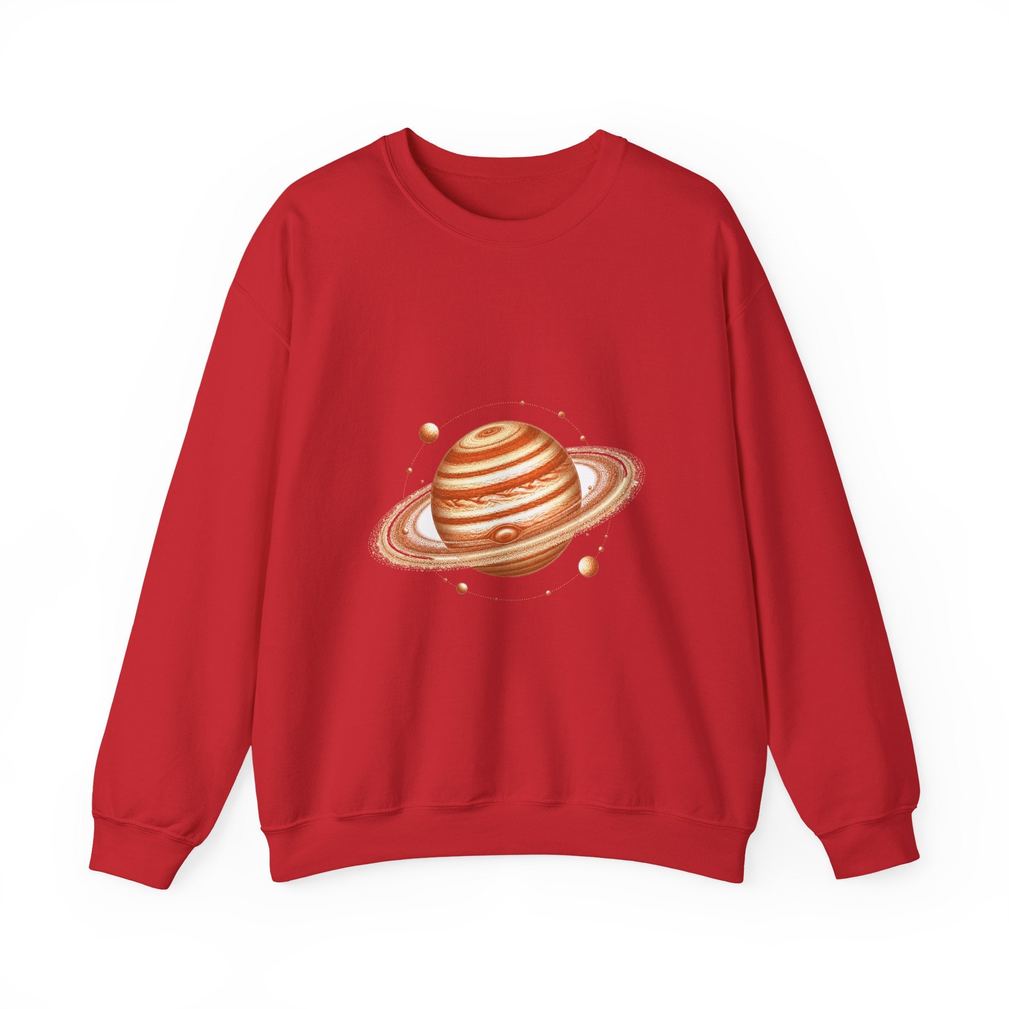 Matching Couple Sweatshirt - Astronaut & Planet Matching Couple Comfort Colors Crew Vintage Art His Hers Honeymoon Gift - Design B