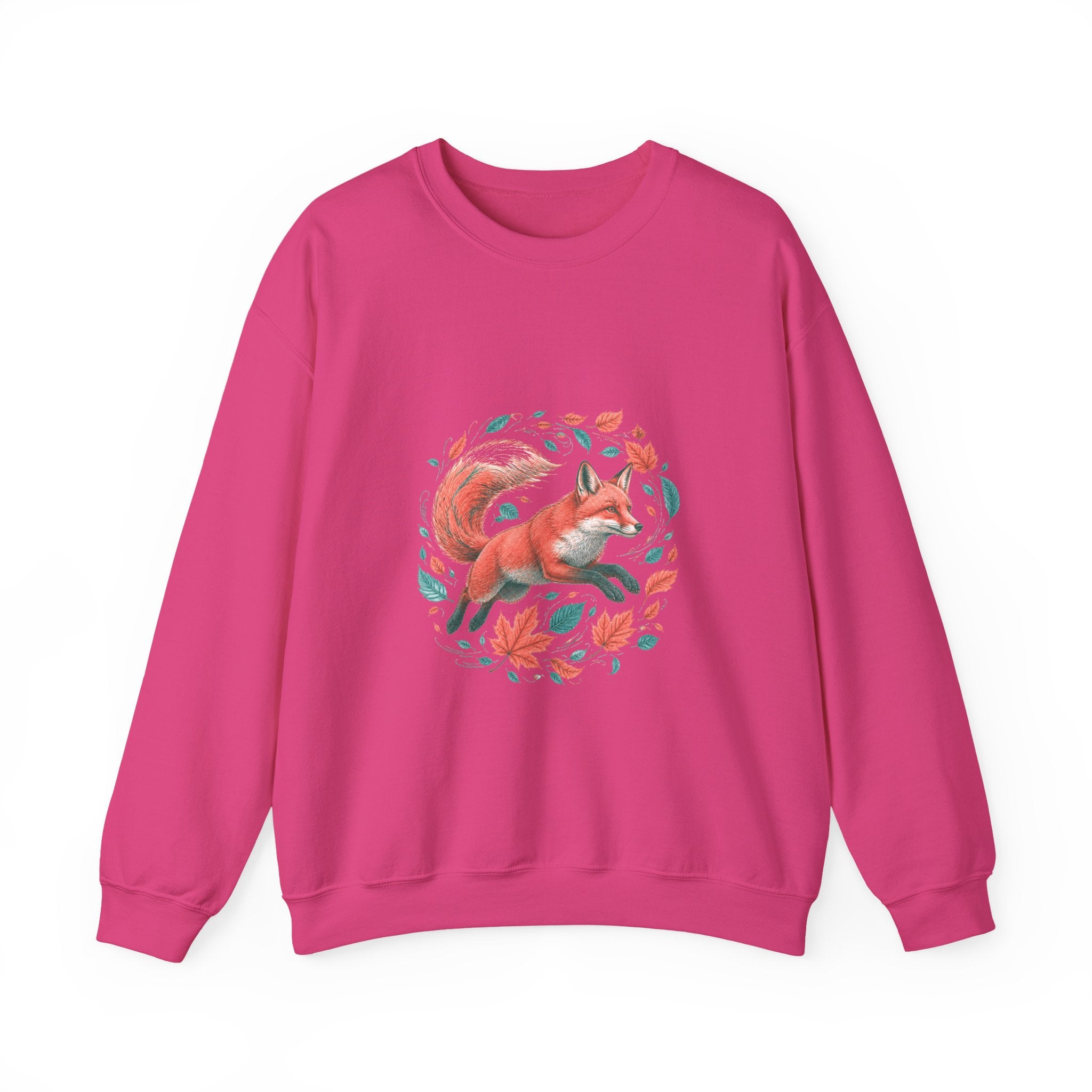 Matching Couple Sweatshirt - Fox & Rabbit Matching Couple Premium Fleece Sweatshirt Vintage Art His Hers Honeymoon Gift - Design A