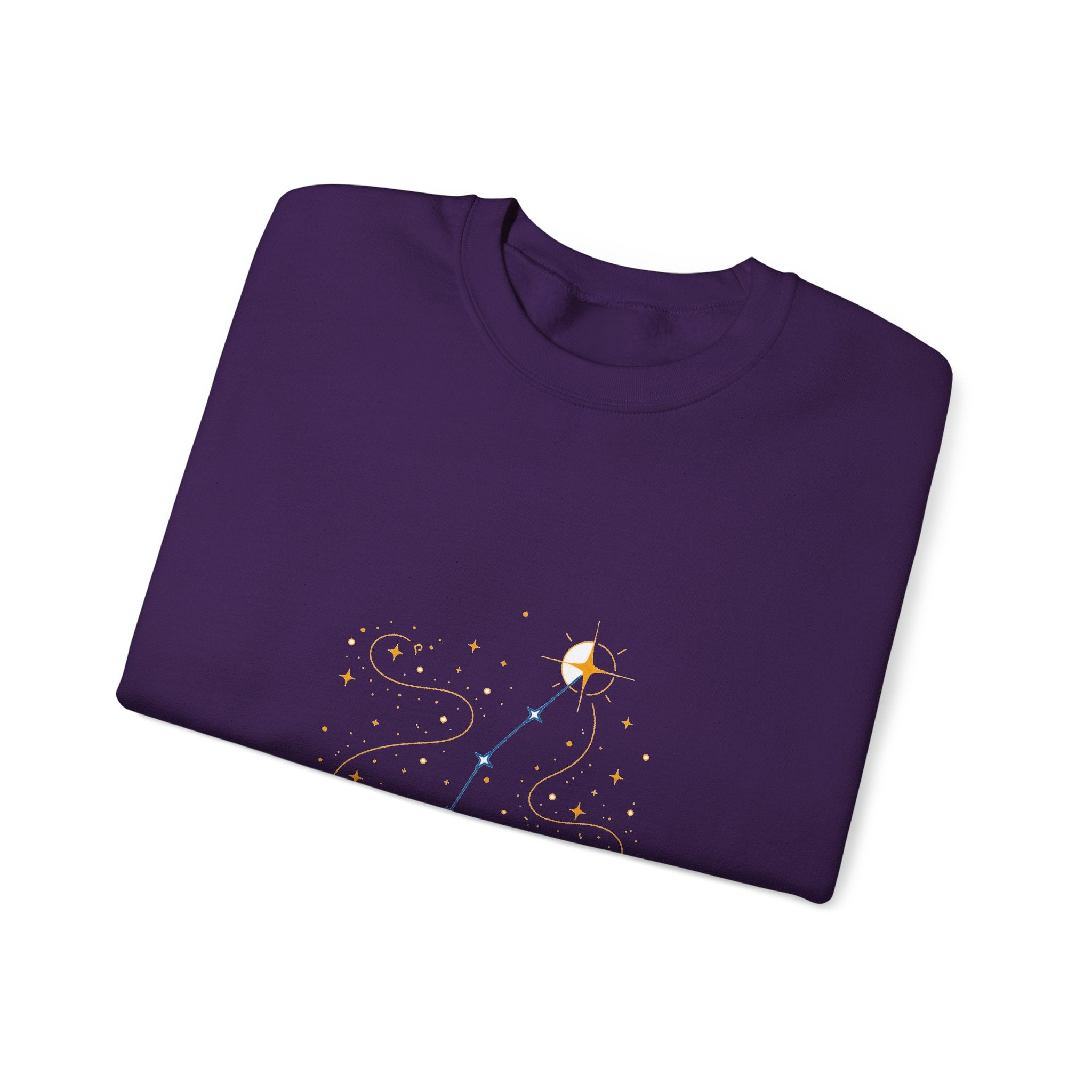 Matching Couple Sweatshirt - Big & Little Dipper Matching Couple Crewneck Sweatshirt Minimalist Art His Hers Valentine Gift - Design B