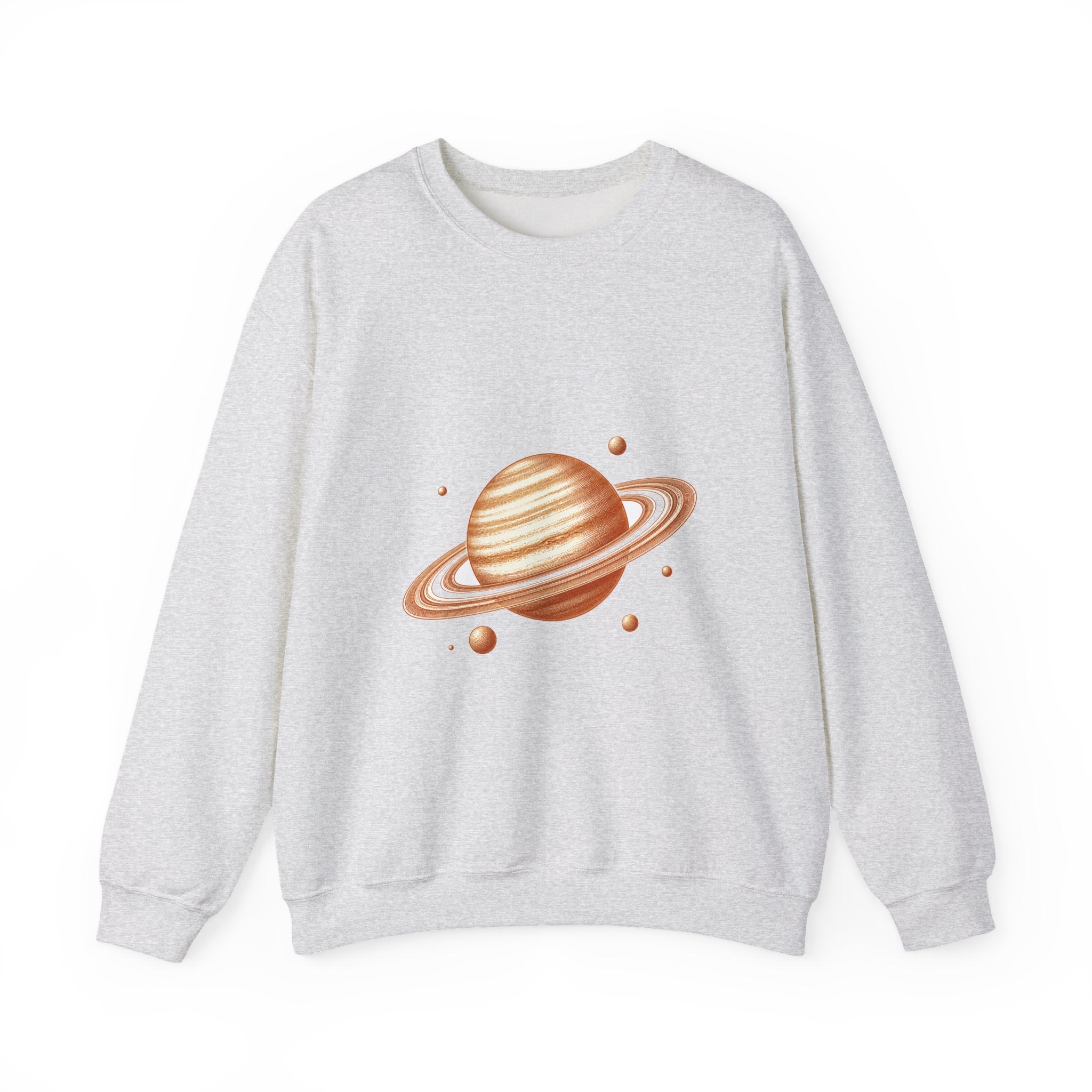 Matching Couple Sweatshirt - Saturn & Jupiter Matching Couple Comfort Colors Crew Vintage Art His Hers Honeymoon Gift - Design A