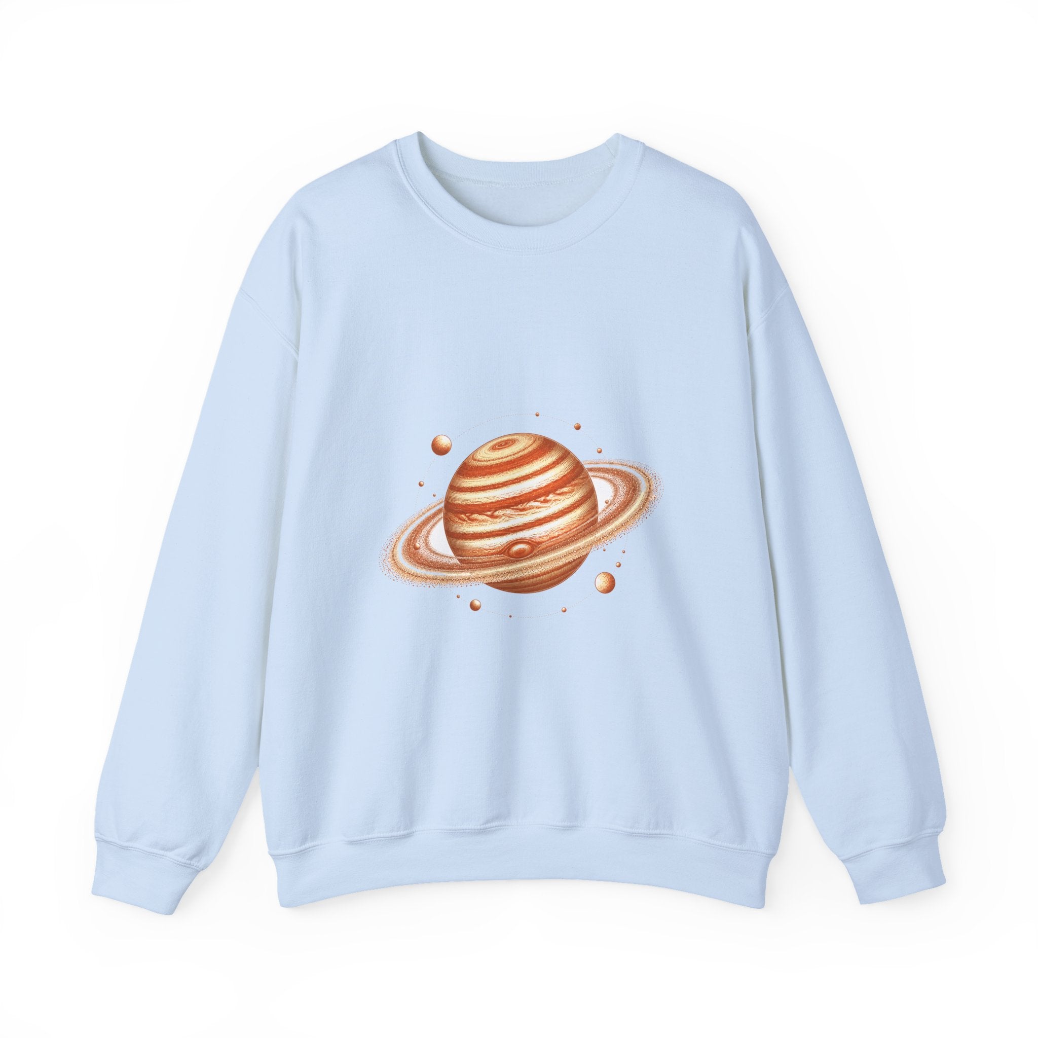 Matching Couple Sweatshirt - Astronaut & Planet Matching Couple Comfort Colors Crew Vintage Art His Hers Honeymoon Gift - Design B