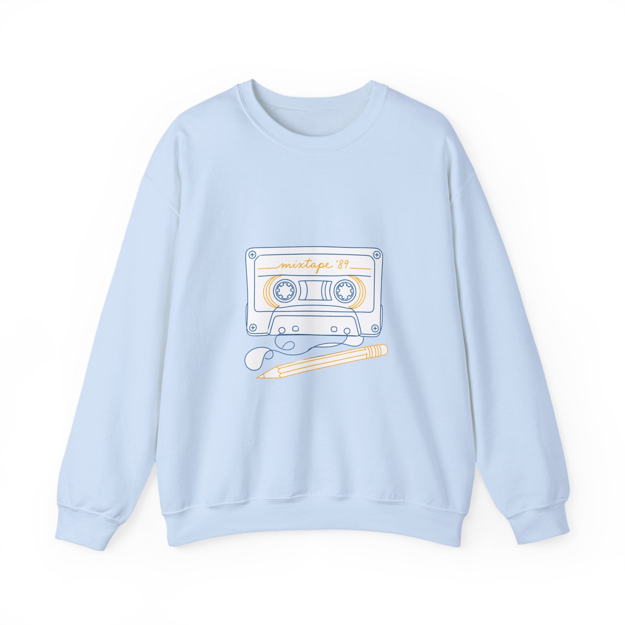 Matching Couple Sweatshirt - Vinyl & Cassette Matching Couple Premium Fleece Sweatshirt Minimalist Art His Hers Christmas Gift - Design B