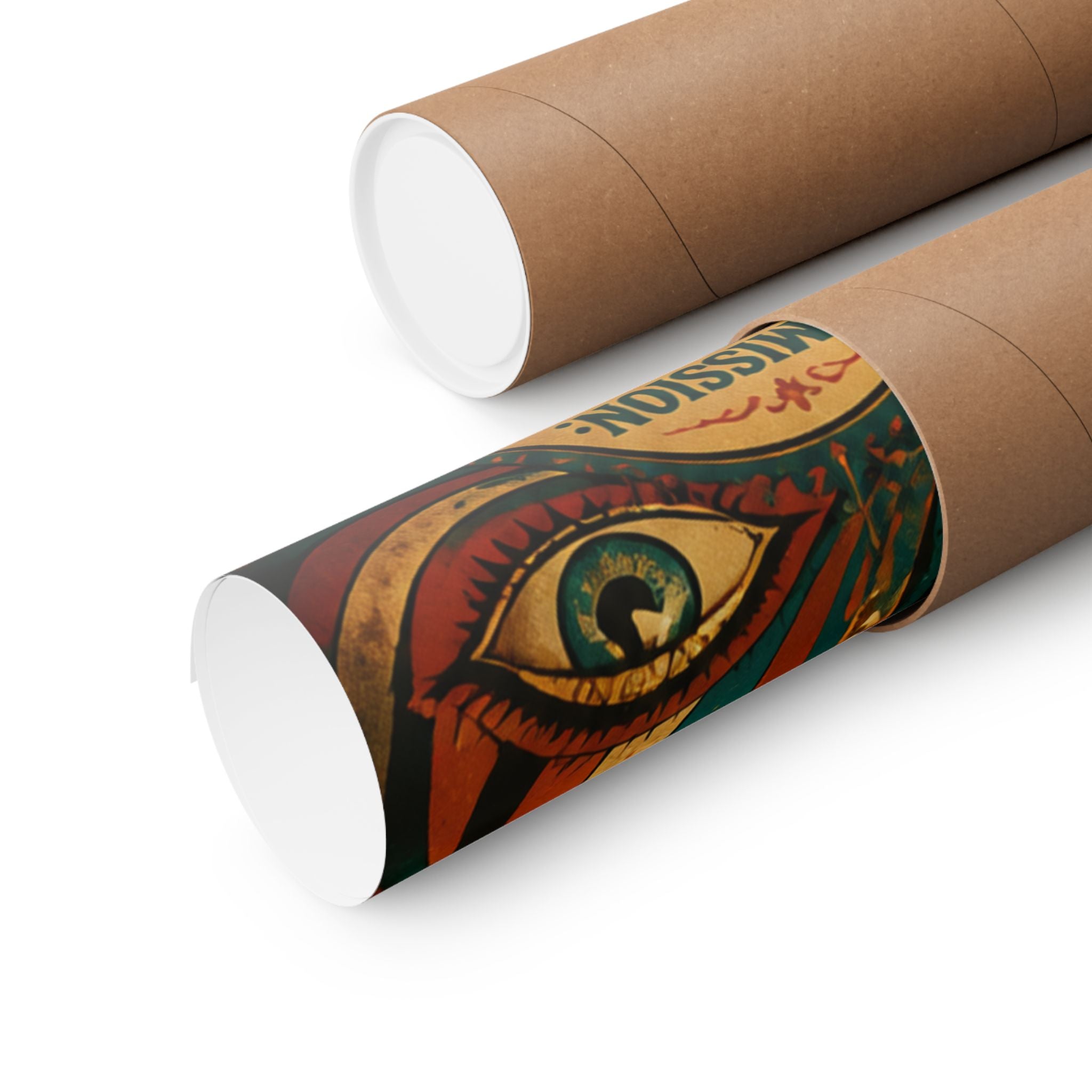 Lipstick Cannon Wall Art Poster 24×36 Psychedelic Dining Room Decor Maximalist Print