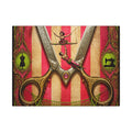 Giant Scissors Trapeze Wall Art Canvas 24×36 Baroque Studio Decor Maximalist Print