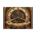 Pocket Watch Performers Wall Art Canvas 24×36 Art Deco Bar Area Decor Maximalist Print