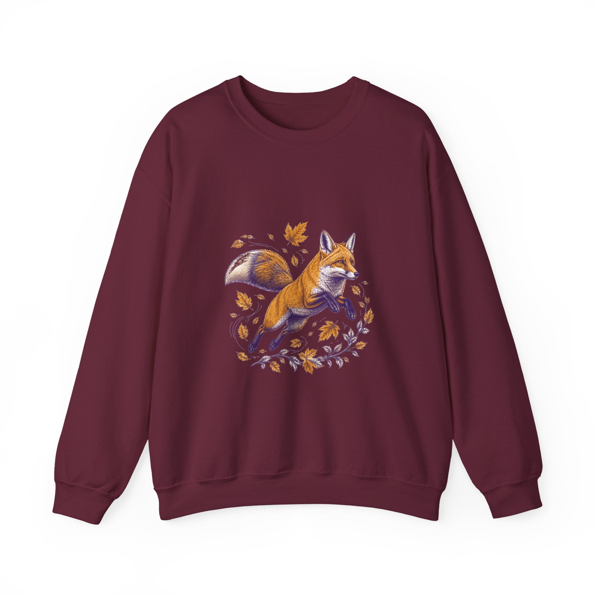 Matching Couple Sweatshirt - Fox & Rabbit Matching Couple Comfort Colors Crew Vintage Art His Hers Honeymoon Gift - Design A