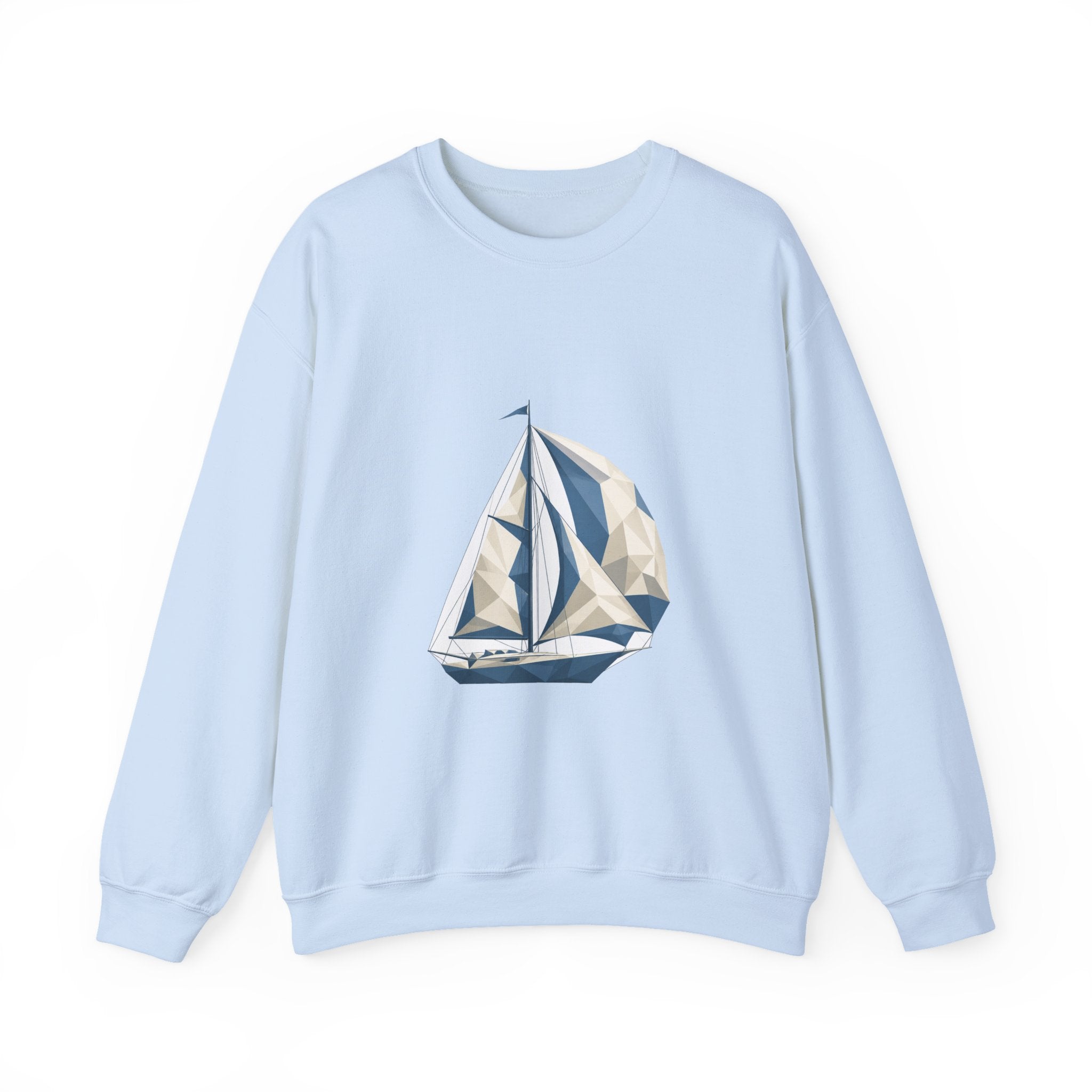 Matching Couple Sweatshirt - Anchor & Sail Matching Couple Premium Fleece Sweatshirt Geometric Art His Hers Love Gift - Design B
