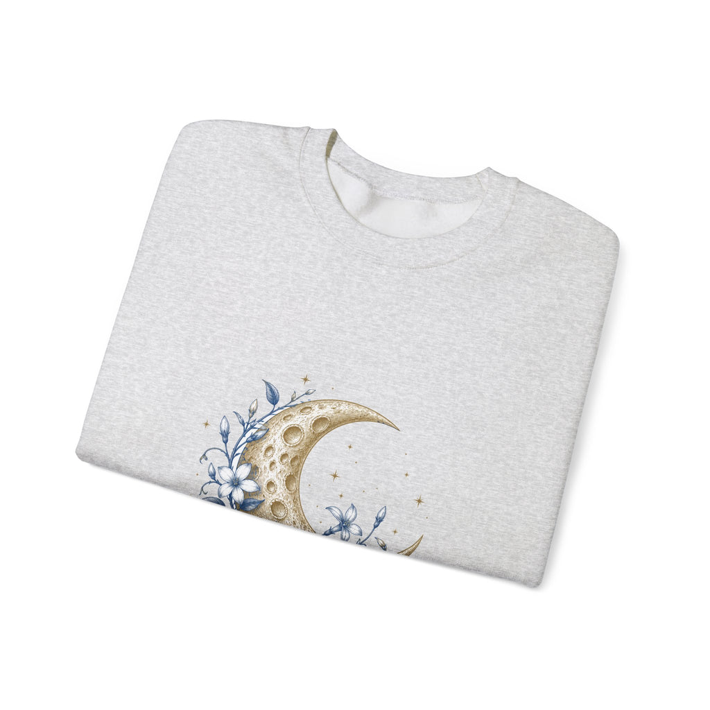 Matching Couple Sweatshirt - Sun & Moon Matching Couple Premium Fleece Sweatshirt Vintage Art His Hers Honeymoon Gift - Design A