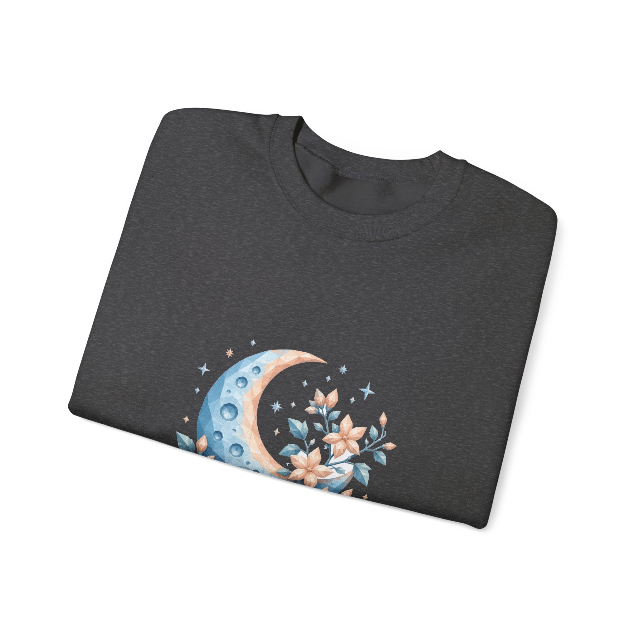 Matching Couple Sweatshirt - Sun & Moon Matching Couple Premium Fleece Sweatshirt Geometric Art His Hers Love Gift - Design A