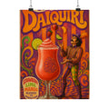 Daiquiri Fruit Juggler Wall Art Poster 24×36 Psychedelic Dining Room Decor Maximalist Print