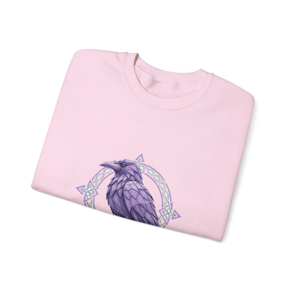 Matching Couple Sweatshirt - Huginn & Muninn Matching Couple Comfort Colors Crew Geometric Art His Hers Love Gift - Design B