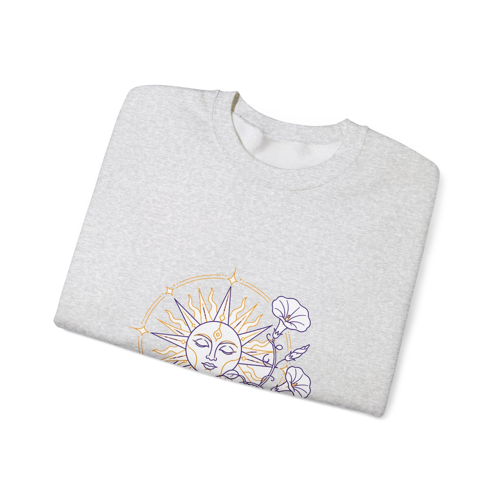 Matching Couple Sweatshirt - Sun & Moon Matching Couple Comfort Colors Crew Minimalist Art His Hers Christmas Gift - Design B