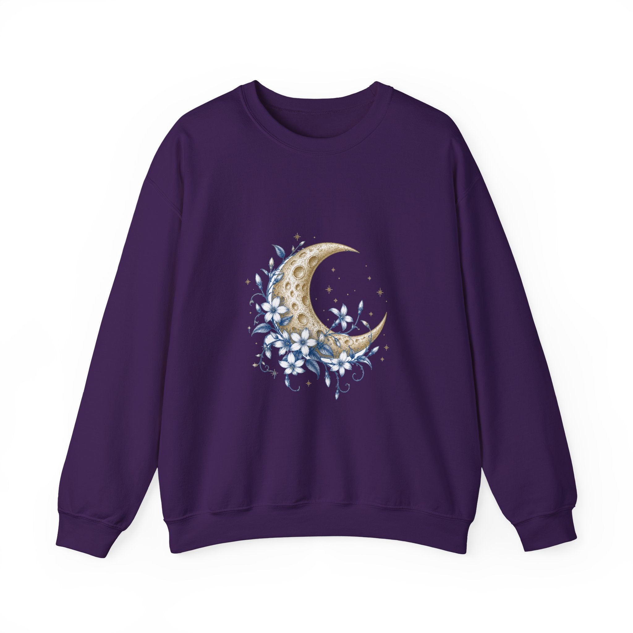 Matching Couple Sweatshirt - Sun & Moon Matching Couple Premium Fleece Sweatshirt Vintage Art His Hers Honeymoon Gift - Design A