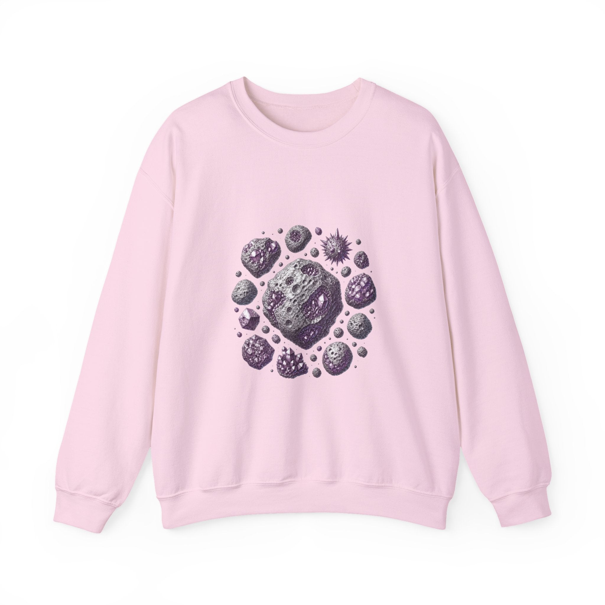 Matching Couple Sweatshirt - Comet & Asteroid Matching Couple Comfort Colors Crew Vintage Art His Hers Honeymoon Gift - Design B