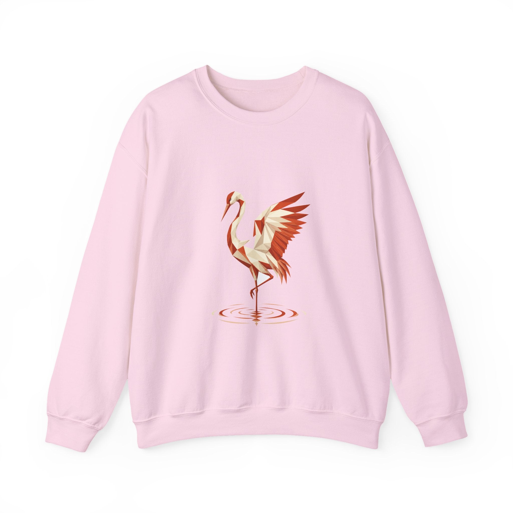 Matching Couple Sweatshirt - Tiger & Crane Matching Couple Premium Fleece Sweatshirt Geometric Art His Hers Love Gift - Design B