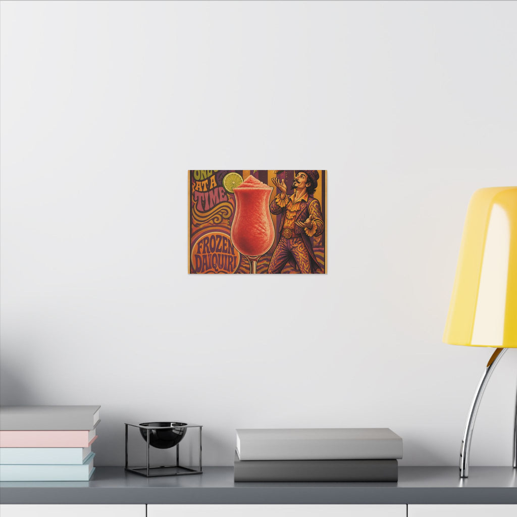 Daiquiri Fruit Juggler Wall Art Canvas 24×36 Psychedelic Dining Room Decor Maximalist Print