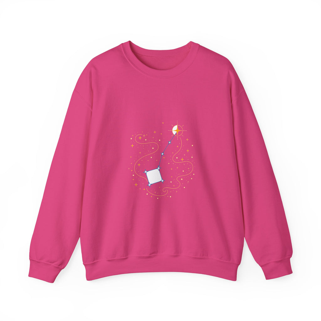 Matching Couple Sweatshirt - Big & Little Dipper Matching Couple Crewneck Sweatshirt Minimalist Art His Hers Valentine Gift - Design B