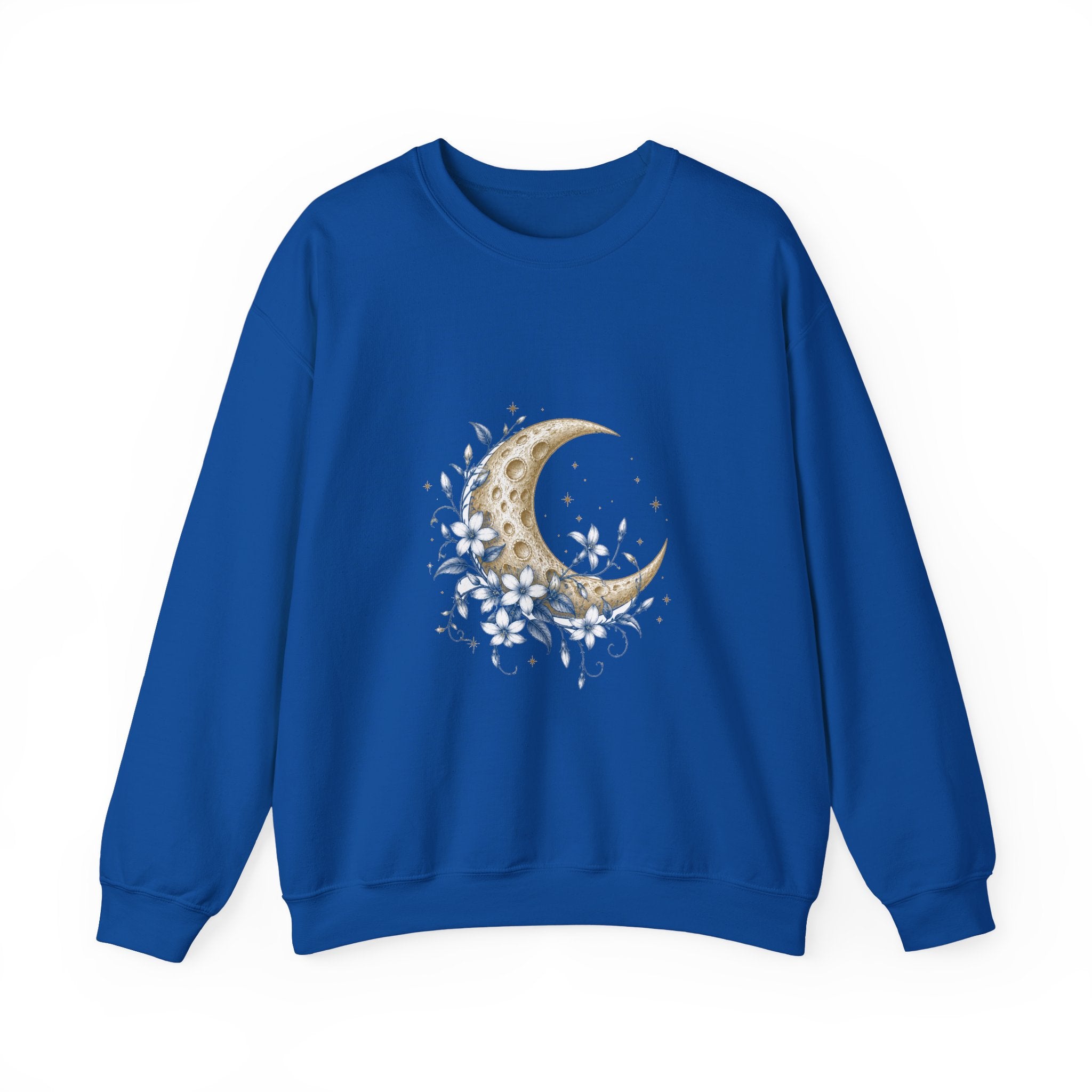Matching Couple Sweatshirt - Sun & Moon Matching Couple Premium Fleece Sweatshirt Vintage Art His Hers Honeymoon Gift - Design A