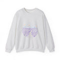 Matching Couple Sweatshirt - Lavender Fields & Canyon Matching Couple Comfort Colors Crew Minimalist Art His Hers Christmas Gift - Design A