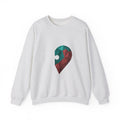 Matching Couple Sweatshirt - Puzzle Pieces Matching Couple Premium Fleece Sweatshirt Geometric Art His Hers Love Gift - Design B