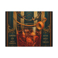 Negroni Trapeze Act Wall Art Canvas 16×20 Baroque Home Office Decor Maximalist Print