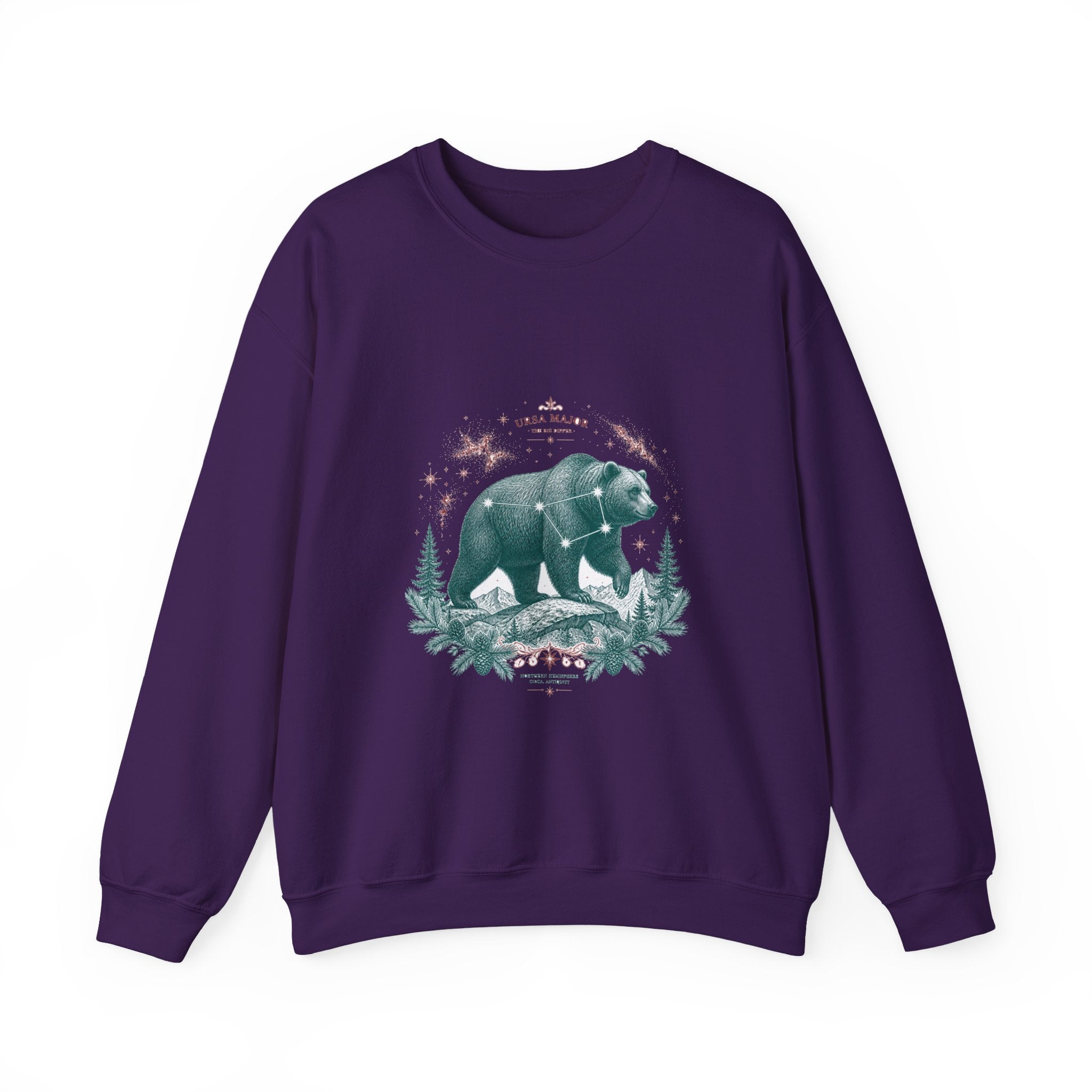 Matching Couple Sweatshirt - Big & Little Dipper Matching Couple Comfort Colors Crew Vintage Art His Hers Honeymoon Gift - Design A