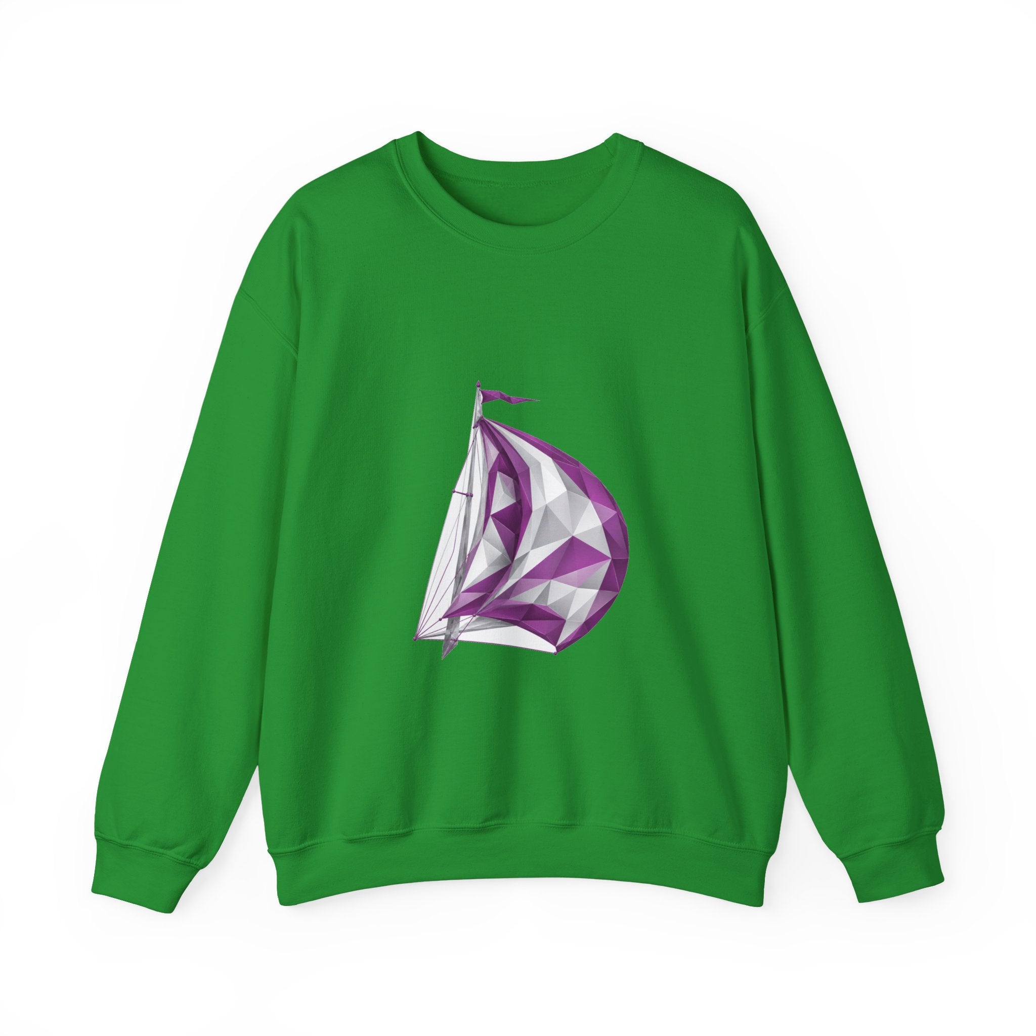 Matching Couple Sweatshirt - Anchor & Sail Matching Couple Comfort Colors Crew Geometric Art His Hers Love Gift - Design B