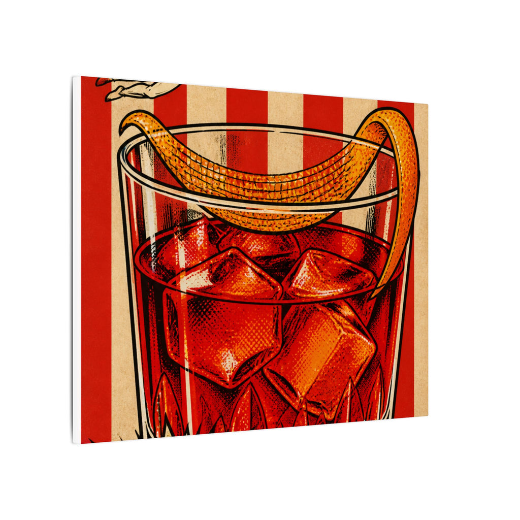 Negroni Trapeze Act Wall Art Canvas 16×20 Pop Art Living Room Decor Maximalist Print