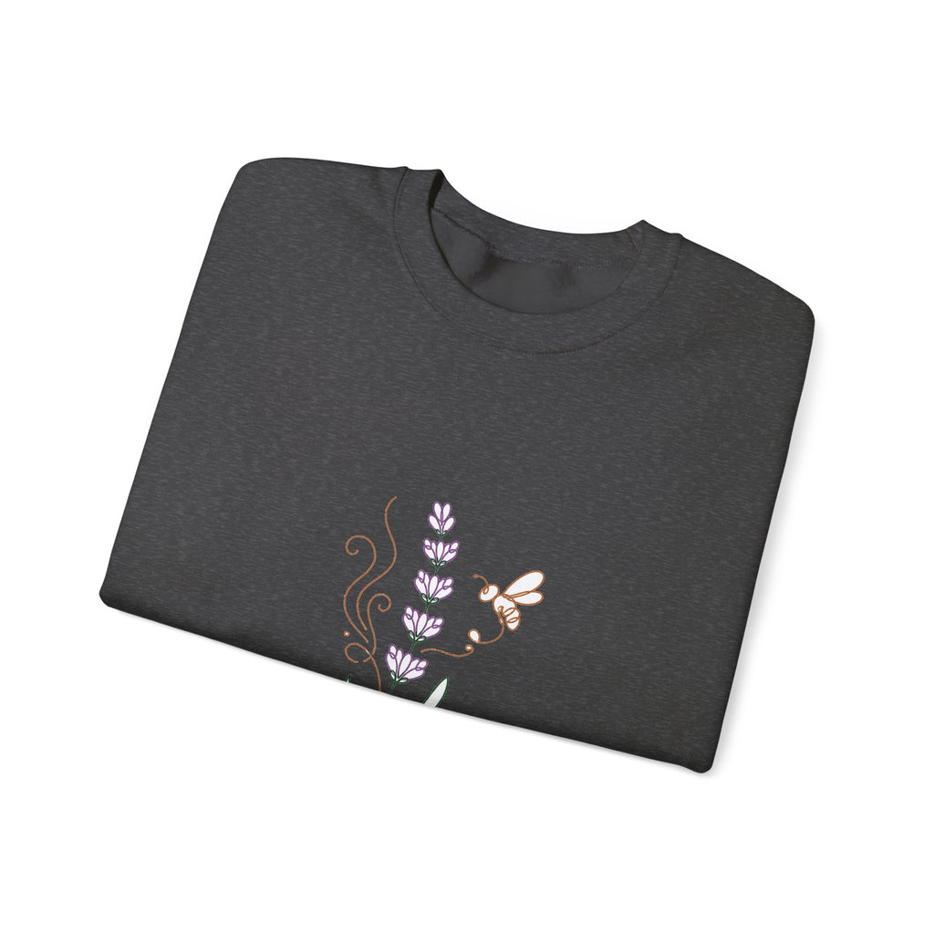 Matching Couple Sweatshirt - Lavender & Thistle Matching Couple Crewneck Sweatshirt Minimalist Art His Hers Valentine Gift - Design A