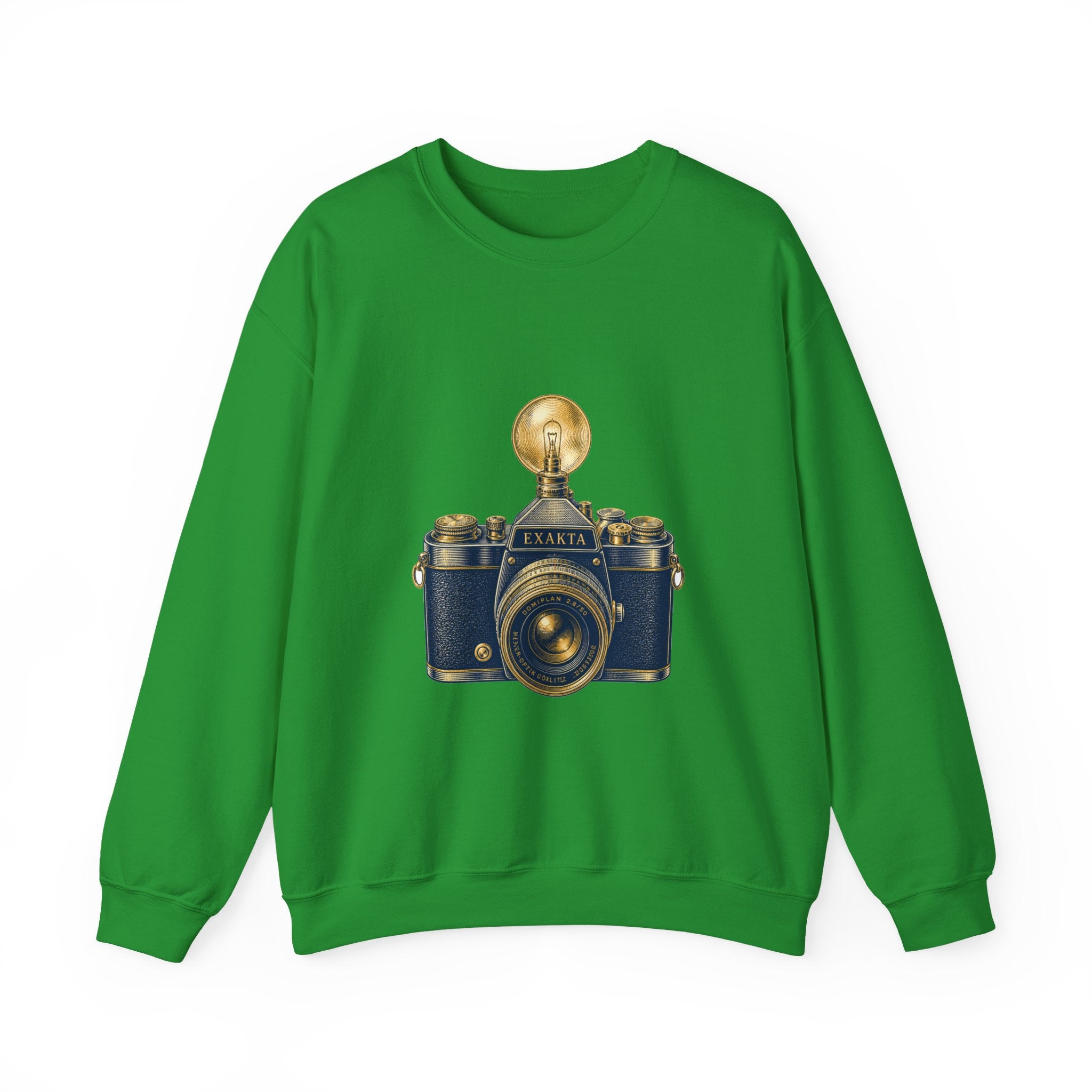 Matching Couple Sweatshirt - Camera & Film Matching Couple Premium Fleece Sweatshirt Vintage Art His Hers Honeymoon Gift - Design A