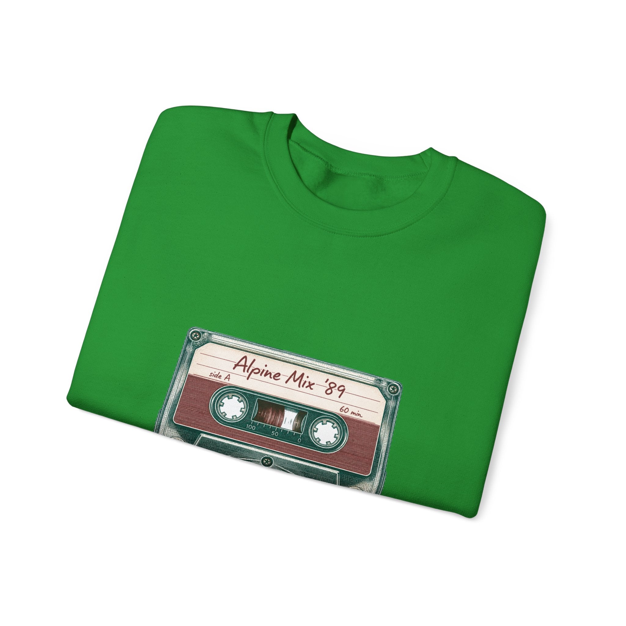 Matching Couple Sweatshirt - Vinyl & Cassette Matching Couple Crewneck Sweatshirt Vintage Art His Hers Wedding Gift - Design B