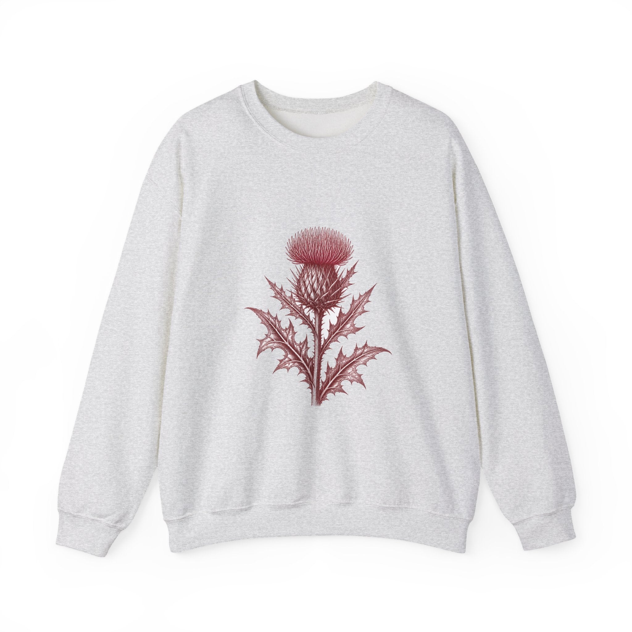 Matching Couple Sweatshirt - Lavender & Thistle Matching Couple Comfort Colors Crew Vintage Art His Hers Honeymoon Gift - Design B