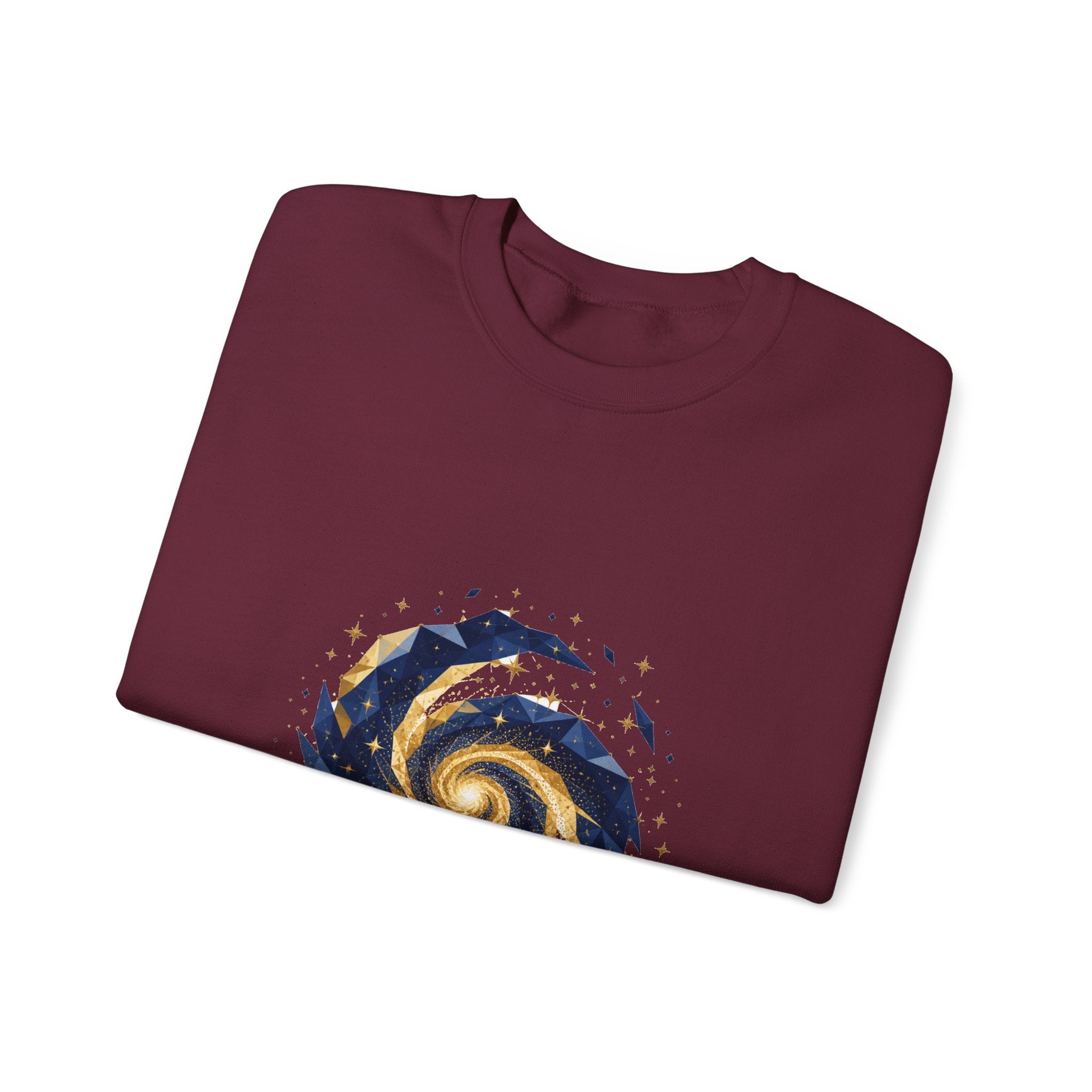 Matching Couple Sweatshirt - Galaxy & Supernova Matching Couple Comfort Colors Crew Geometric Art His Hers Love Gift - Design A