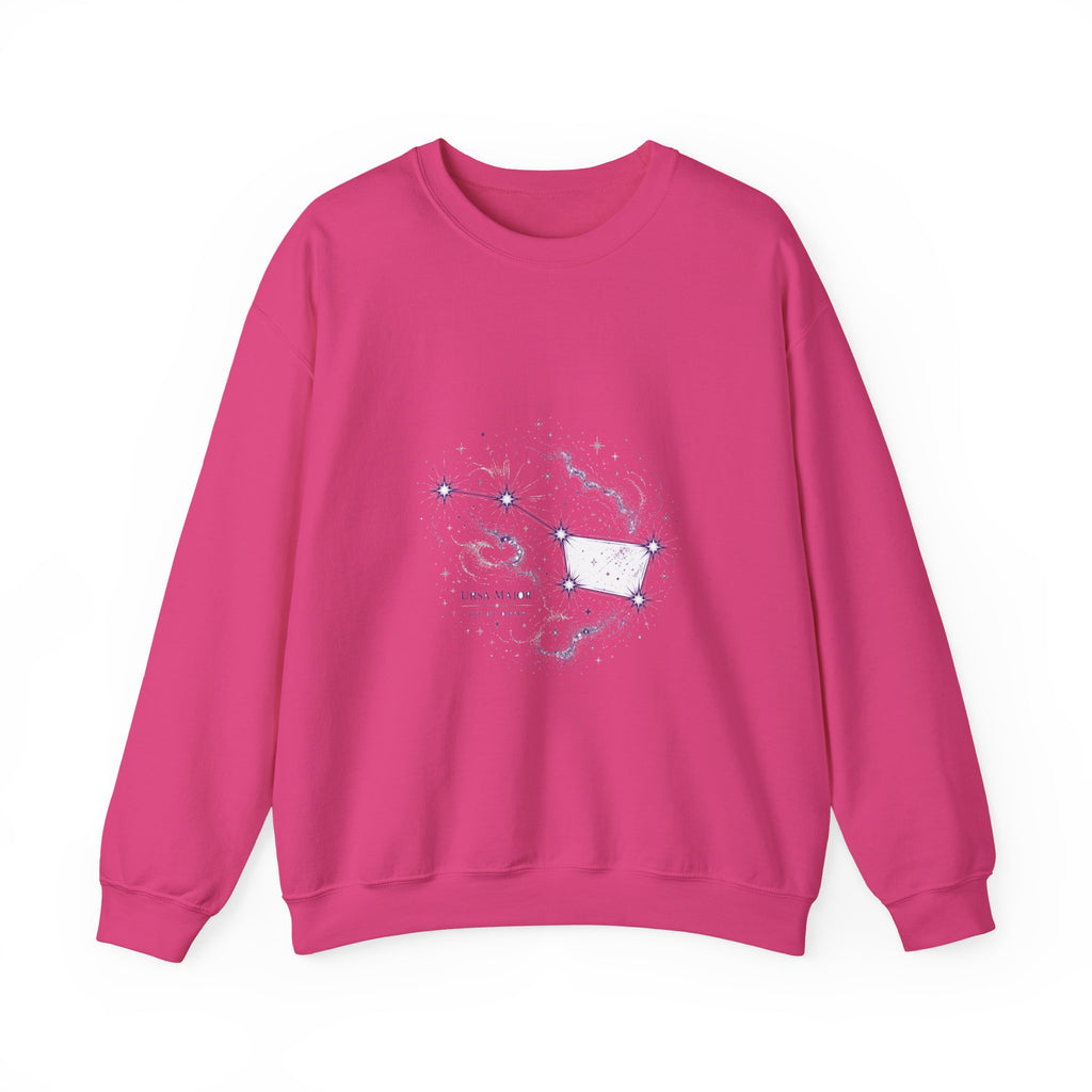 Matching Couple Sweatshirt - Big & Little Dipper Matching Couple Comfort Colors Crew Hand-Drawn Art His Hers Anniversary Gift - Design A
