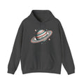 Matching Couple Sweatshirt - Astronaut & Planet Matching Couple Hooded Sweatshirt Hand-Drawn Art His Hers Best Friend Gift - Design B