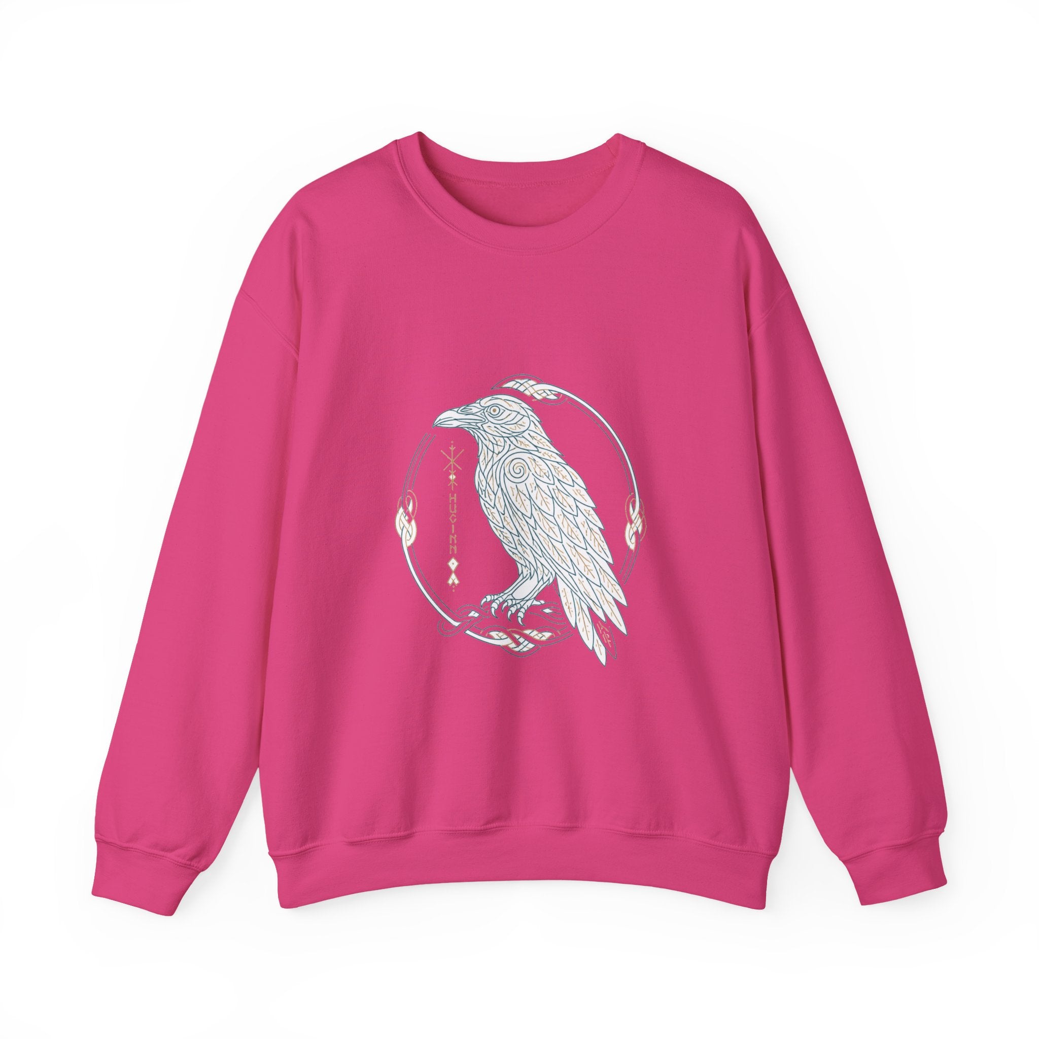 Matching Couple Sweatshirt - Huginn & Muninn Matching Couple Comfort Colors Crew Minimalist Art His Hers Christmas Gift - Design A