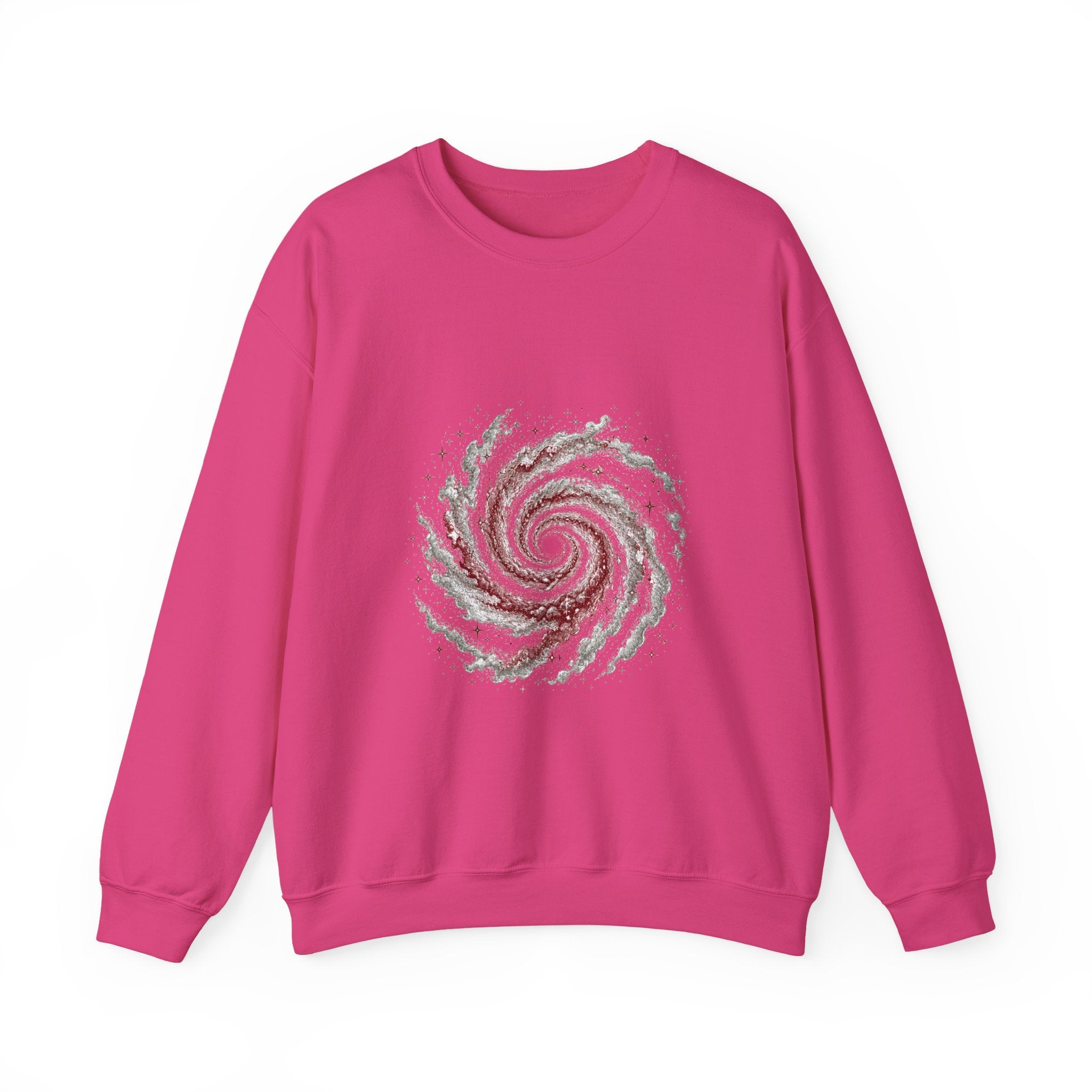 Matching Couple Sweatshirt - Galaxy & Supernova Matching Couple Premium Fleece Sweatshirt Hand-Drawn Art His Hers Anniversary Gift - Design A