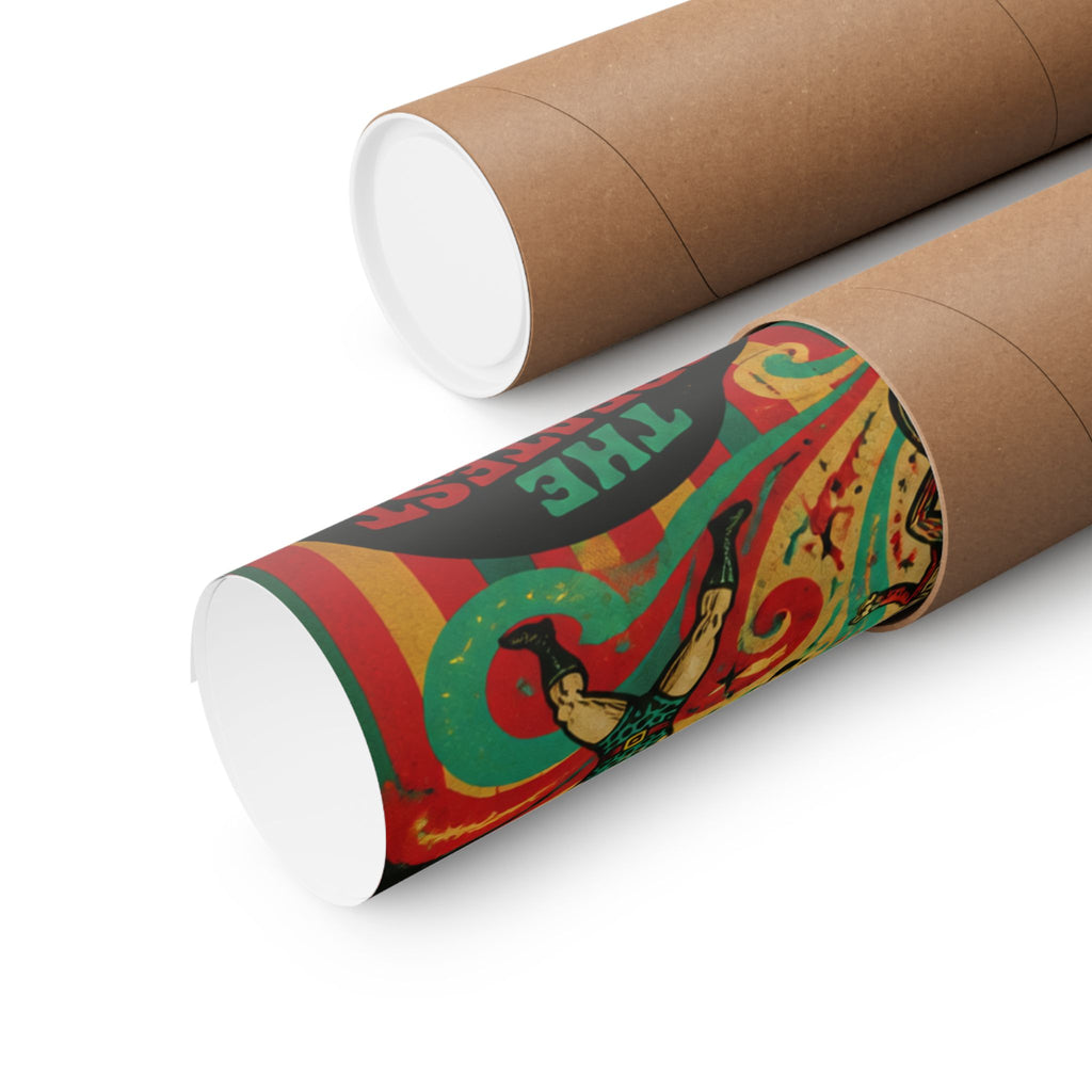 Saxophone Music Circus Wall Art Poster 24×36 Psychedelic Dining Room Decor Maximalist Print