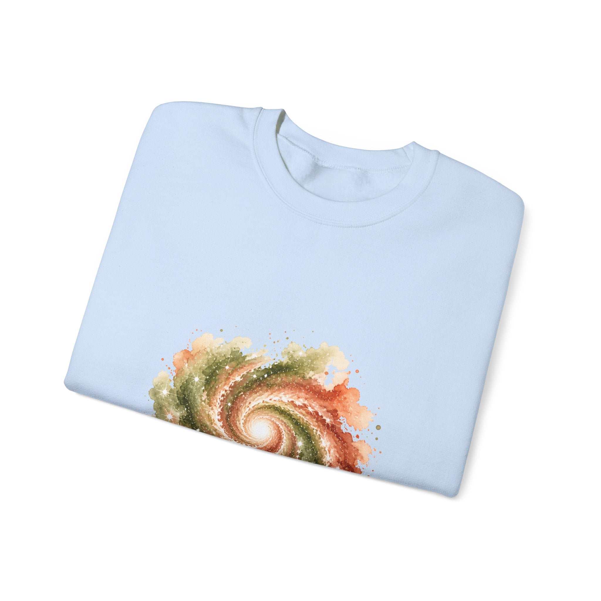 Matching Couple Sweatshirt - Galaxy & Supernova Matching Couple Crewneck Sweatshirt Watercolor Art His Hers Engagement Gift - Design A