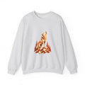 Matching Couple Sweatshirt - Wolf & Dove Matching Couple Crewneck Sweatshirt Geometric Art His Hers Couple Gift - Design A