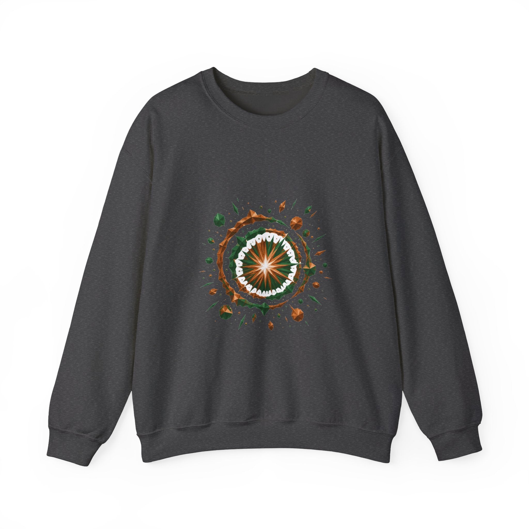 Matching Couple Sweatshirt - Galaxy & Supernova Matching Couple Crewneck Sweatshirt Geometric Art His Hers Couple Gift - Design B
